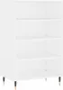 vidaXL Highboard Weiß 57x35x90 cm Holzwerkstoff Produktbild-Vorschau 2
