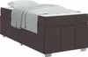 vidaXL Struttura letto con materasso marrone scuro 100 x Anteprima dell’immagine prodotto 1
