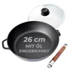 BIOL Tiefe Gusseiserne Pfanne 26cm mit Glasdeckel und Produktbild-Vorschau 9