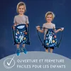 HECKBO Sac de sport motif astronaute et espace | Sac à Voir les images du produit 4