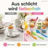 Eierlöffel Kunststoff 12 Stück farbig Produktbild-Vorschau 7