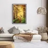 Gerahmtes Poster - Schwarzer Rahmen - Wald Baum Natur - Produktbild-Vorschau 7