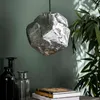 Hoyz - Hängelampe Rock verchromt - 1 Lampe - Grau/Schwarz - Produktbild-Vorschau 2