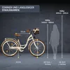 Milord Komfort Fahrrad Mit Korb Damenfahrrad, 28 Zoll, Produktbild-Vorschau 3