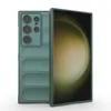 A green phone case is shown next to a smartphone. Produktbild-Vorschau