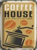 vianmo Blechschild 40x30 cm Kaffee Coffee House best in Produktbild-Vorschau 1