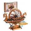 3D-Puzzle, Wikinger-Drachenschiff, ROKR, Holz, 229 Teile Produktbild-Vorschau 14