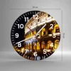 Wanduhr - Rund - Glasuhr - Coloseum Rom Architektur - Produktbild-Vorschau 3