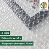 4 x Luftpolsterfolie (1,5 x 50 m) 2-lagig 60 my Schutzfolie Produktbild-Vorschau 3