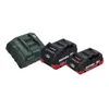 Metabo Akku Basis-Set 18 V LiHD 1 x 4.0 Ah + 1 x 5.5 Ah mit Produktbild-Vorschau 3