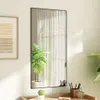 vidaXL Lustro do drzwi czarne 50x100 cm szkło i aluminium Podgląd zdjęcia produktu 5