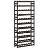 A tall, dark brown wooden wine rack with multiple shelves. Náhľad obrázku produktu