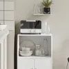SoBuy® Kuchynská skrinka, skrinka na mikrovlnnú rúru s 2 Náhľad obrázku produktu 5