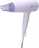 A white Philips hair dryer with a purple nozzle is shown against a white background. Podgląd zdjęcia produktu