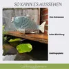Solar Wasserspeier Fisch Blau-Weiß – Maritimes Produktbild-Vorschau 3