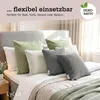 Lycce Kissenhülle Bouclé 50x50 cm salbei Produktbild-Vorschau 8