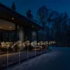 LED Gartenstecker Feuerwerk - Leuchtstäbe Pusteblumen - H: 80cm - 8Funkt./Fernb. - 8er Set schwarz Produktbild-Vorschau