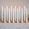 12 candele a LED a forma di bastoncino, luce bianco caldo, Anteprima dell’immagine prodotto 1