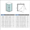 76(Falttür)x76(Drehtür)x185cm Nano ESG Drehtür Falttür Produktbild-Vorschau 3