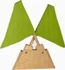 Playtive Spielzelt Tipi draußen Kinderzelt Tafel Echtholz Produktbild-Vorschau 9