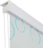 vidaXL Duschrollo 100x240 cm Blasenmuster -  Duschvorhänge Produktbild-Vorschau 5