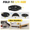 Trampoline pliable de 101 cm avec poignée – ressorts Voir les images du produit 4