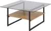 Selsey Beistelltisch HIDEKO - Couchtisch mit Glasplatte, Produktbild-Vorschau 1