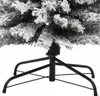 vidaXL Sapin de Noël artificiel élancé avec neige Vert 210 Voir les images du produit 4