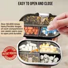 Ptyism Pillendose 7 Tage Tablettenbox Reise Pillenbox Produktbild-Vorschau 3