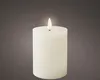Lumineo LED Wachskerze White warmweiß Ø 7 cm Höhe 11,2 cm Produktbild-Vorschau 3