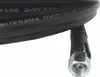 A close-up of a black high-pressure hose with a metal connector. Anteprima dell’immagine prodotto