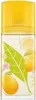 A bottle of Elizabeth Arden Green Tea Citron Freesia Eau de Toilette with a yellow cap and a label featuring lemons, leaves, and flowers. Produktbild-Vorschau