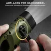 2er Solar-Handkurbel Taschenlampe, Camping Outdoor Produktbild-Vorschau 6