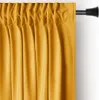 Gardine Kräuselband 140x245 cm Vorhang Senf Verdunkelnd Produktbild-Vorschau 8