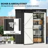 Outsunny Metall Gerätehaus 1,37 m², abschließbar Produktbild-Vorschau 7