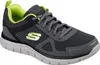 Skechers sneaker bassa da uomo Track Bucolo nero Anteprima dell’immagine prodotto 8
