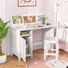 COSTWAY Kinderbureau-set, bureau voor kinderen met stoel Productafbeelding-voorbeeld 9