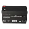 Multipower MP7.2-12 PB Akku 12 Volt 7,2Ah 4,8mm Produktbild-Vorschau 1