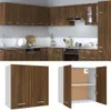 Parete attrezzata in rovere marrone 60x31x60 cm Materiale a Anteprima dell’immagine prodotto 11