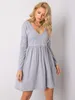 Kleid Bort aus Baumwoll-Mix mit A-Linien-Schnitt, langen Produktbild-Vorschau 1