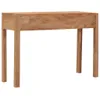 vidaXL Konsolentisch 110x35x75 cm Massivholz Teak Produktbild-Vorschau 3