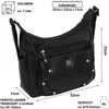 Umhängetasche (15167) Damentasche Schultertasche Leder Produktbild-Vorschau 2