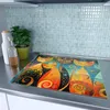 Spritzschutz Herdabdeckplatte Schneidebrett aus Glas Bunte Produktbild-Vorschau 2