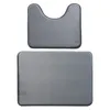 2-teiliges Badematten-Set 50 × 70 cm Memory Foam Soft Produktbild-Vorschau 3