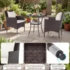 Set di mobili da giardino COSTWAY in polyrattan, mobili da Anteprima dell’immagine prodotto 7