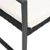 vidaXL 5-tlg. Garten-Essgruppe mit Kissen Schwarz PP-Rattan Produktbild-Vorschau 10