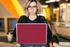 MuchoWow® Laptop Aufkleber Sticker Cover Rot - Einfarbig Produktbild-Vorschau 5
