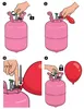 Bouteille d'hélium S pour jusqu'à 3 ballons Voir les images du produit 2
