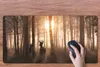 MuchoWow® Schreibtischunterlage Wald - Hirsche - Sonne - Produktbild-Vorschau 3