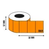 DULA Etiketten - Kompatibel mit Zebra 57x32mm - Orange - Produktbild-Vorschau 2